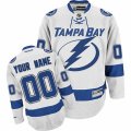 Women's Reebok Tampa Bay Lightning Customized Premier White Away NHL Jersey