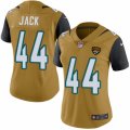 Women's Nike Jacksonville Jaguars #44 Myles Jack Limited Gold Rush NFL Jersey