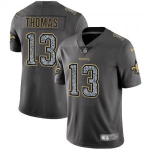 Nike Saints #13 Michael Thomas Gray Static Vapor Untouchable Limited Jersey