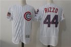 Cubs #44 Anthony Rizzo White 2017 Stars & Stripes Flexbase Jersey