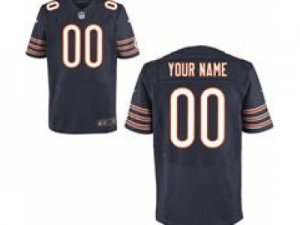 Men\'s Nike Chicago Bears Customized Elite Team Color Jerseys