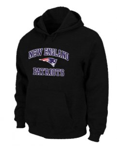 New England Patriots Heart & Soul Pullover Hoodie Black