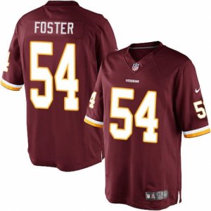 Mens Nike Washington Redskins #54 Mason Foster Limited Burgundy Red Team Color NFL Jersey