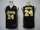 nba los angeles lakers #24 Bryant Black[gold number]