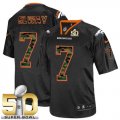 Nike Denver Broncos #7 John Elway Black Super Bowl 50 Men Stitched NFL Elite Camo Fashion Jersey