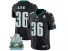 Nike Philadelphia Eagles #36 Jay Ajayi Black Alternate Super Bowl LII Champions Men Stitched NFL Vapor Untouchable Limited Jersey