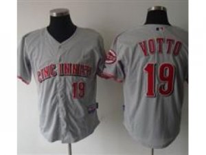 MLB Jerseys Cleveland Indians #19 YOTTO grey