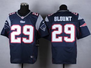 Nike New England Patriots #29 LeGarrette Blount Blue Jerseys(Elite)