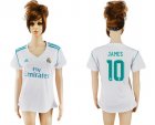 2017-18 Real Madrid 10 JAMES Home Women Soccer Jersey