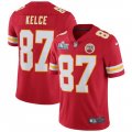 Nike Chiefs #87 Travis Kelce Red 2020 Super Bowl LIV Vapor Untouchable Limited