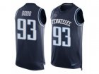 Nike Tennessee Titans #93 Kevin Dodd Limited Navy Blue Player Name & Number Tank Top NFL Jersey