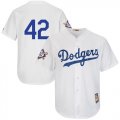 Dodgers #42 Jackie Robinson White 2019 Jackie Robinson Day Cooperstown FlexBase