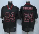 Nike Atlanta Falcons #24 Devonta Freeman Black Jerseys(Elite Lights Out)