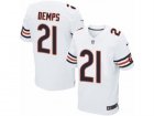 Mens Nike Chicago Bears #21 Quintin Demps Elite White NFL Jersey