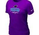 Women Carolina Panthers purple T-Shirt