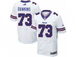 Men\'s Nike Buffalo Bills #73 Dion Dawkins Elite White NFL Jersey