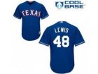 Texas Rangers #48 Colby Lewis Cool Base MLB Jersey