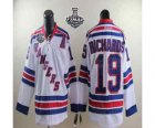 nhl jerseys new york rangers #19 richards white[2014 stanley cup][patch A]