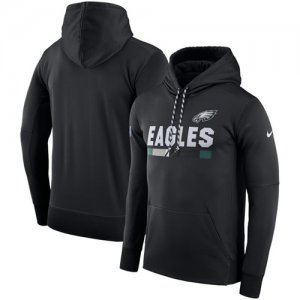 Philadelphia Eagles Nike Team Name Performance Pullover Hoodie Black