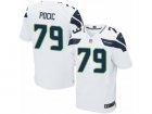 Mens Nike Seattle Seahawks #79 Ethan Pocic Elite White NFL Jersey