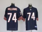 nfl chicago bears #74 williams blue