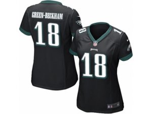 Women Nike Philadelphia Eagles #18 Dorial Green-Beckham Game Black Alternate NFL Jersey