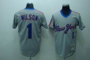 mlb new york mets #1 wilson m&n grey