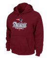 New England Patriots Critical Victory Pullover Hoodie RED