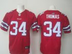 Nike Buffalo Bills #34 Thomas red Jerseys(Elite)