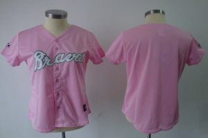 MLB Women Jerseys Milwaukee Brewers blank pink