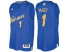 Mens Golden State Warriors #1 JaVale McGee 2016 Christmas Day Royal NBA Swingman Jersey