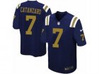 Mens Nike New York Jets #7 Chandler Catanzaro Limited Navy Blue Alternate NFL Jersey