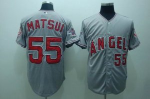 mlb los angeles angels #55 matsui grey[cool base]