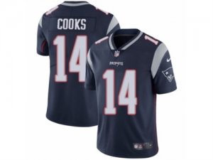 Mens Nike New England Patriots #14 Brandin Cooks Vapor Untouchable Limited Navy Blue Team Color NFL Jersey