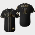 Phillies #10 J.T. Realmuto Black Gold Flexbase Jersey