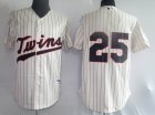 MLB Jerseys Minnesota Twins #25 thome cream