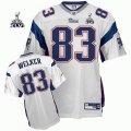 youth new england patriots #83 wes welker 2012 super bowl xlvi white