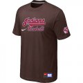 Cleveland Indians Brown Nike Short Sleeve Practice T-Shirt