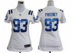 Nike women nfl indianapolis colts #93 freeney white jerseys