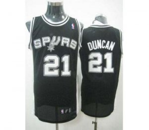 nba san antonio spurs #21 duncan regular black