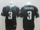 Nike Philadelphia Eagles #3 Mark Sanchez black jerseys(Elite)