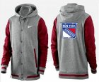 NHL New York Rangers Logo Pullover Hoodie 7