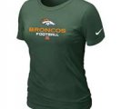 Women Danver Broncos Deep Green T-Shirt