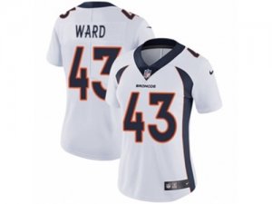 Women Nike Denver Broncos #43 T.J. Ward Vapor Untouchable Limited White NFL Jersey