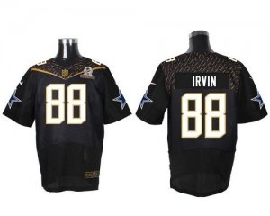 2016 Pro Bowl Nike Dallas Cowboys #88 Michael Irvin Black Black jerseys(Elite)