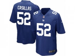 Mens Nike New York Giants #52 Jonathan Casillas Game Royal Blue Team Color NFL Jersey