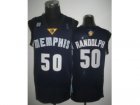 NBA Memphis Grizzlies #50 Zach Randolph Blue Jerseys(Revolution 30)