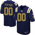 Youth Nike New York Jets Customized Limited Navy Blue Alternate NFL Jersey