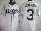 MLB Jerseys Tampa Bay Rays #3 Longoria Grey