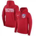 Men's NFL Nike Red Draft Performance Pullover Hoodie